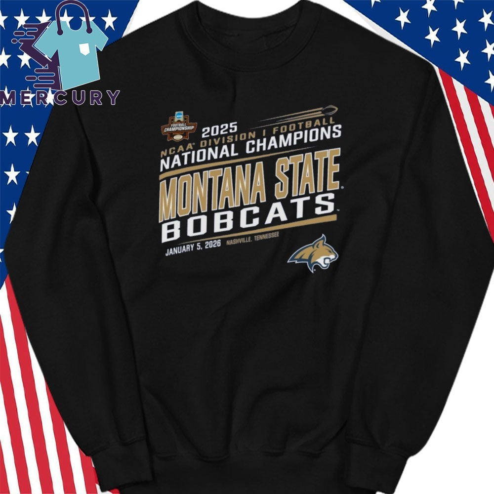Montana State Football 2025 FCS National Champions Shirt