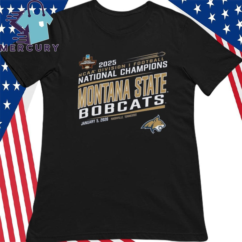 Montana State Football 2025 FCS National Champions Shirt