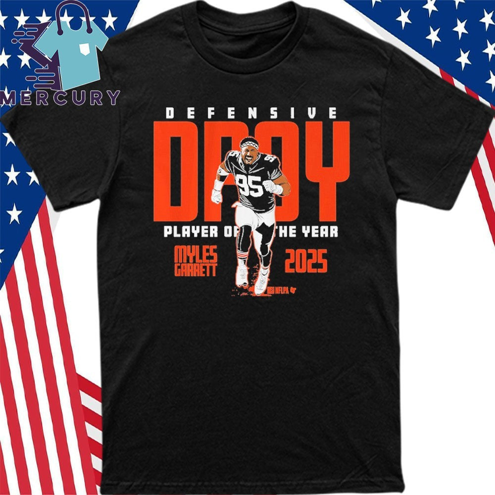 Myles Garrett 2025 Defensive Player of the Year Shirt