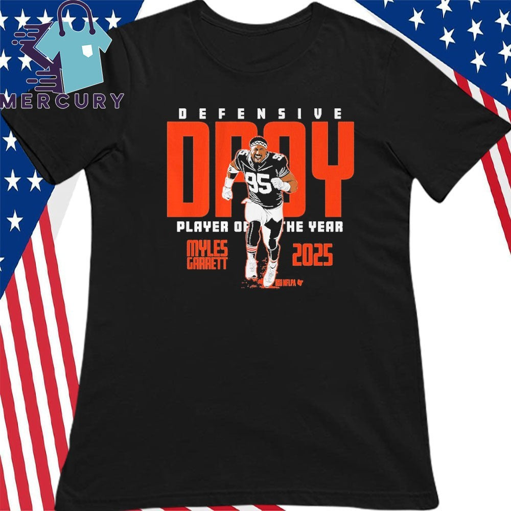 Myles Garrett 2025 Defensive Player of the Year Shirt