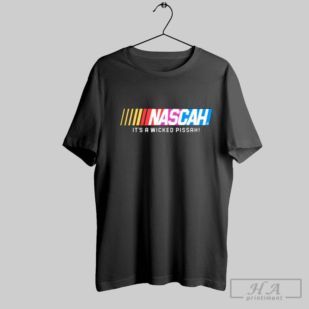 Official Nascah Its A Wicked Pissah Style Nascar 2025 Logo Fan Gear
