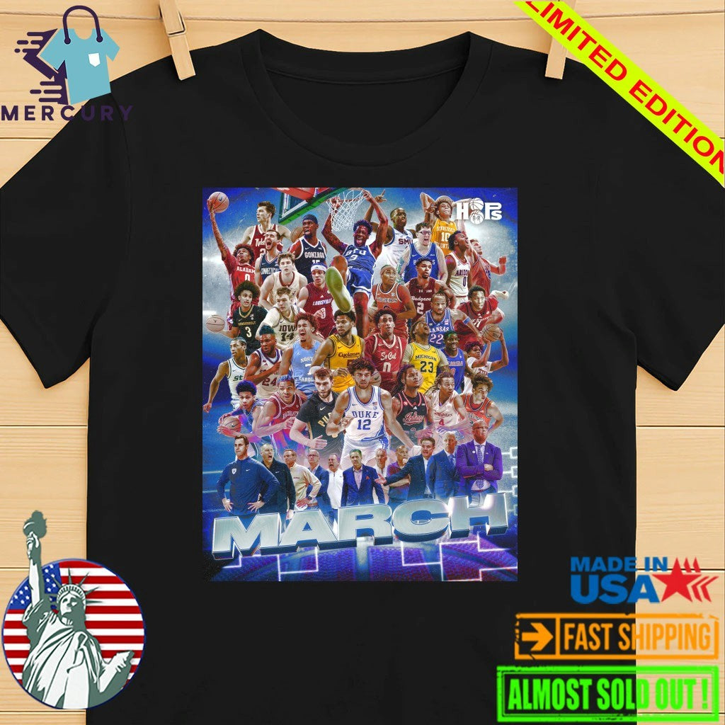 NCAA March Madness 2026 Men’s Basketball March Is Here Here Baby Shirt