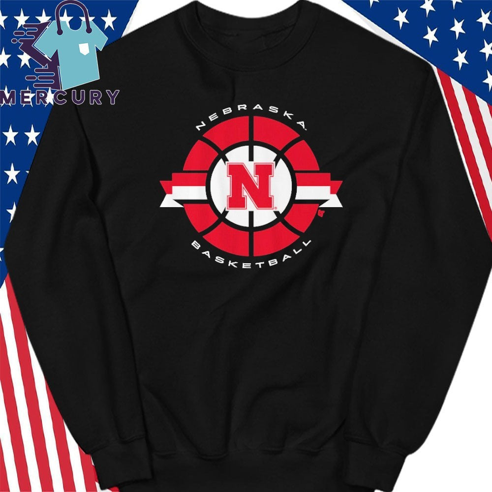Nebraska Cornhuskers Basketball Classic Circle Shirt