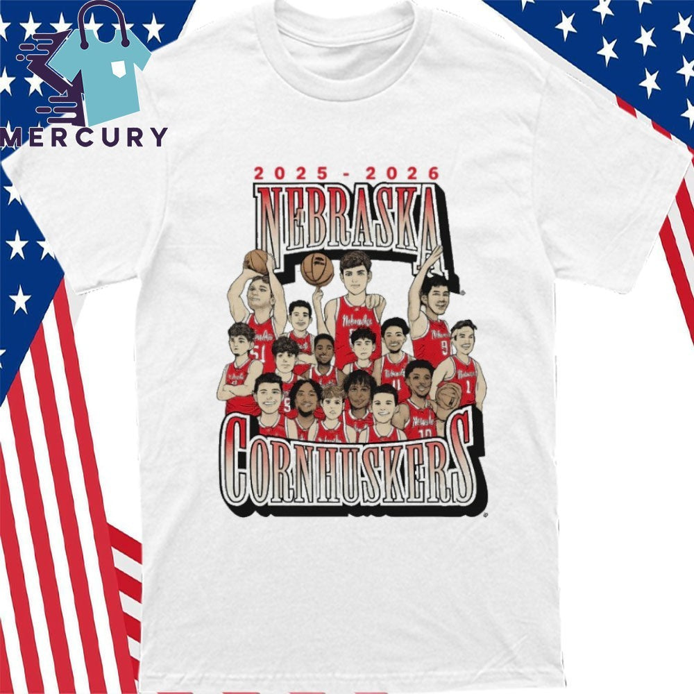 Nebraska Cornhuskers Men’s Basketball 2025-2026 Shirt