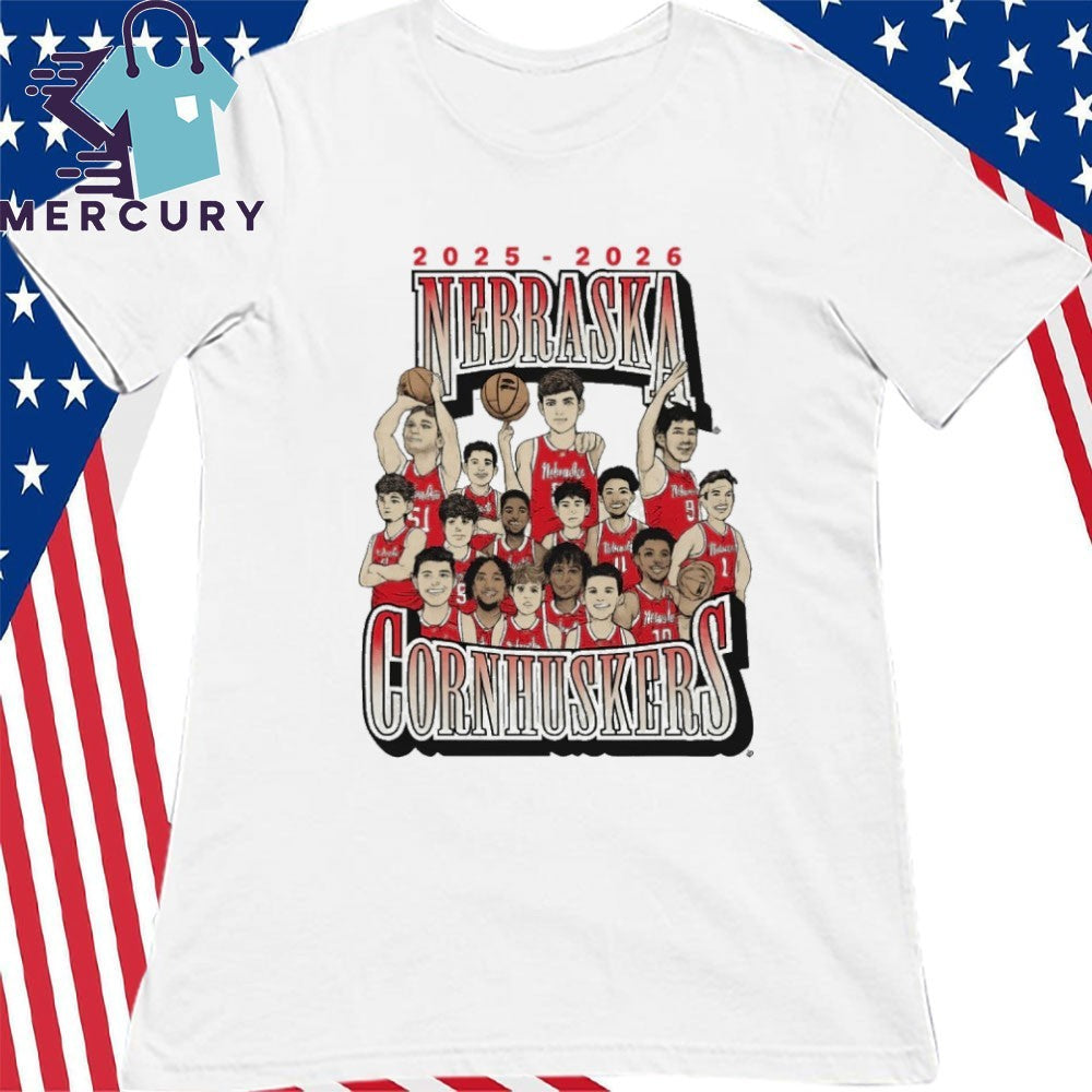 Nebraska Cornhuskers Men’s Basketball 2025-2026 Shirt