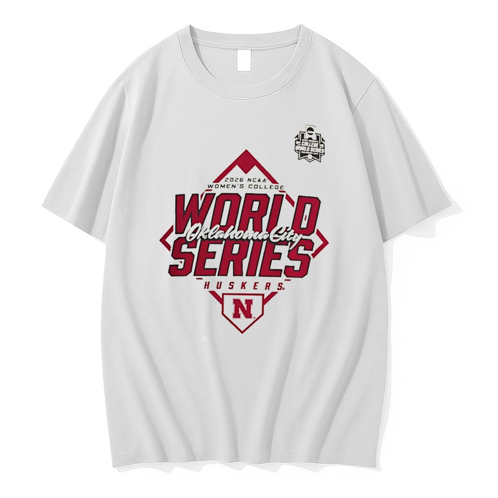 Official Nebraska Huskers 2026 Ncaa Womens College World Series Oklahoma City Tee T Shirts