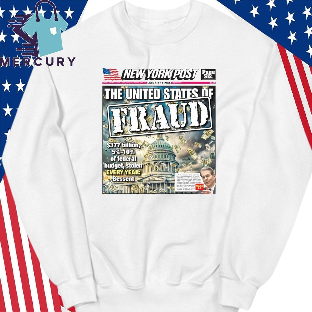 New York Post The United States Of Fraud Shirt