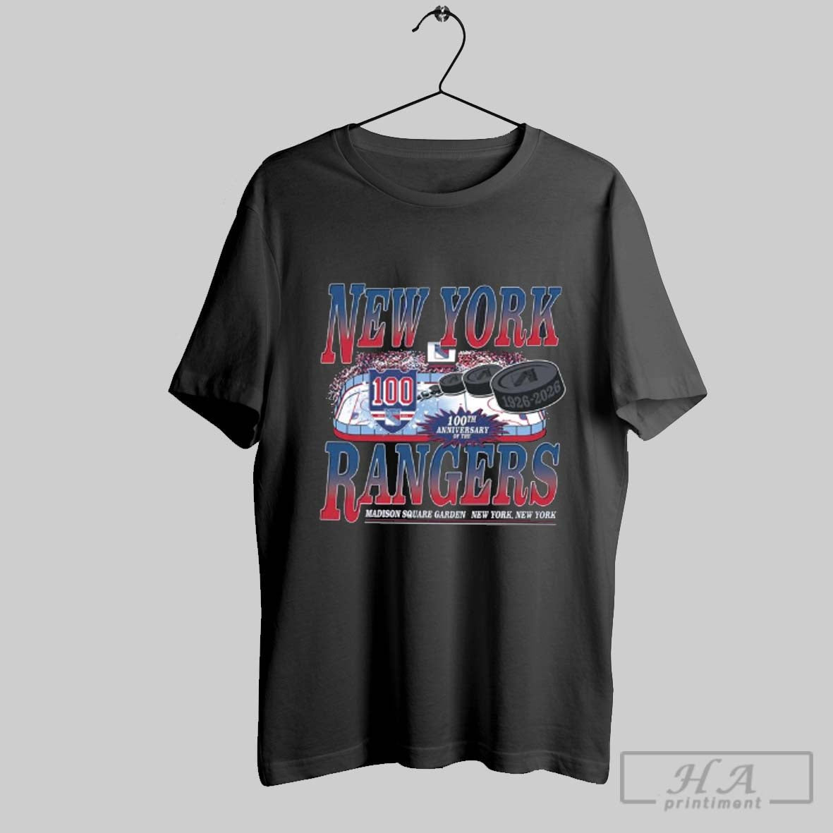 Official New York Rangers 100th Anniversary Of The Madison Square Garden New York New York