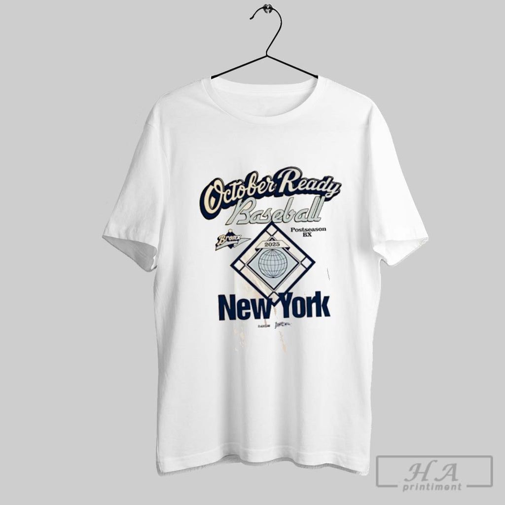 Official New York Yankees Bronx October Ready Baseball Postseason 2025