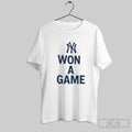 Official New York Yankees Won A Game