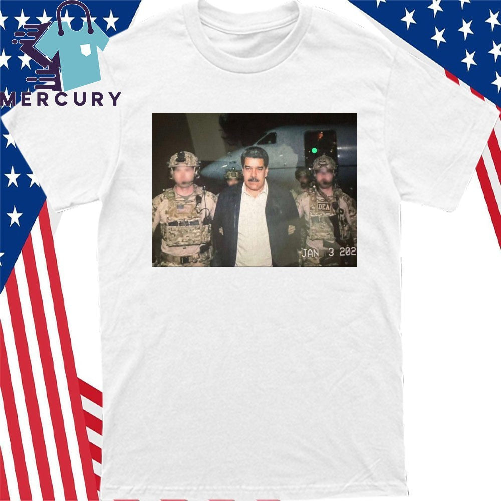 Nicolas Maduro Arrested Jan 3 2026 Shirt