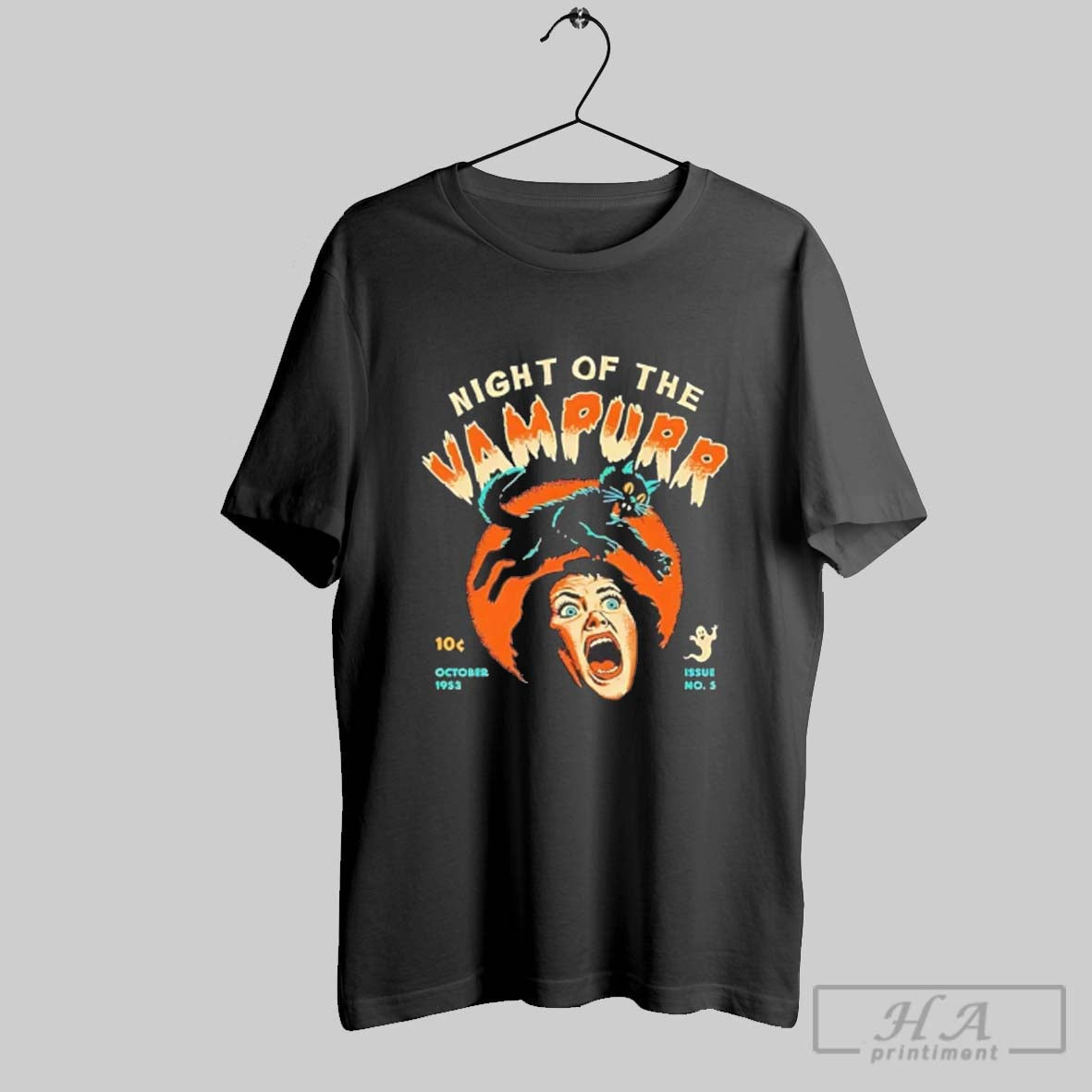 Official Night Of The Vampurr Black Cat Halloween