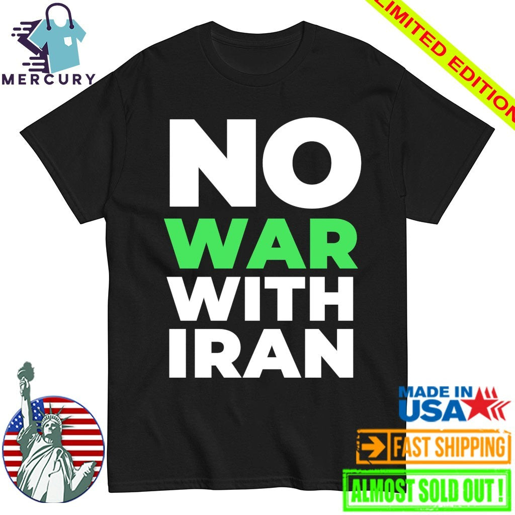 No War With Iran Rashida Tlaib Shirt