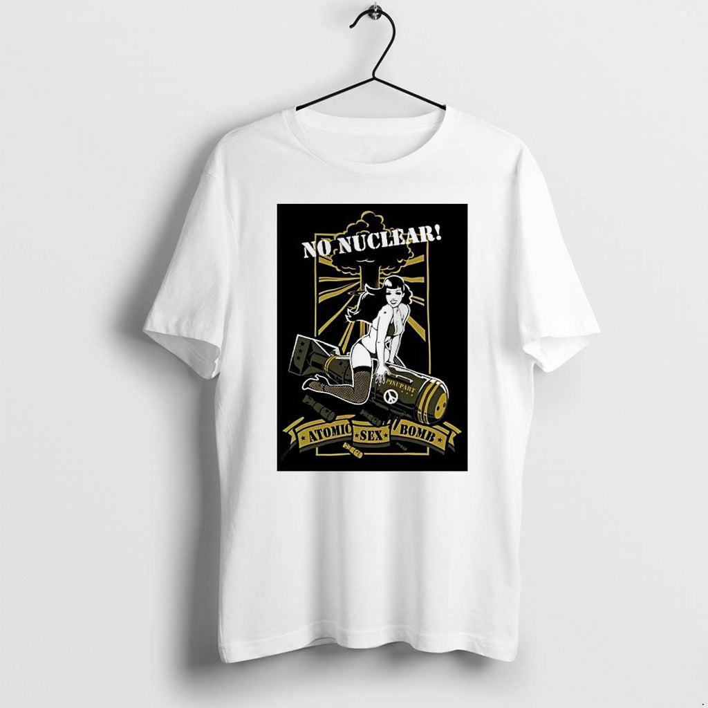 Official No Nuclear Pinup Girl Atomic Sexy Bomb T Shirts Jpg