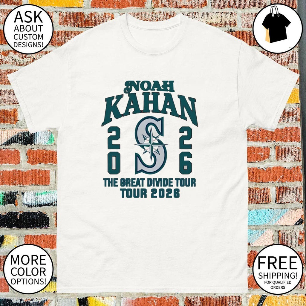 Noah Kahan X Seattle Mariners August 30-31 2026 Seattle Washington shirt
