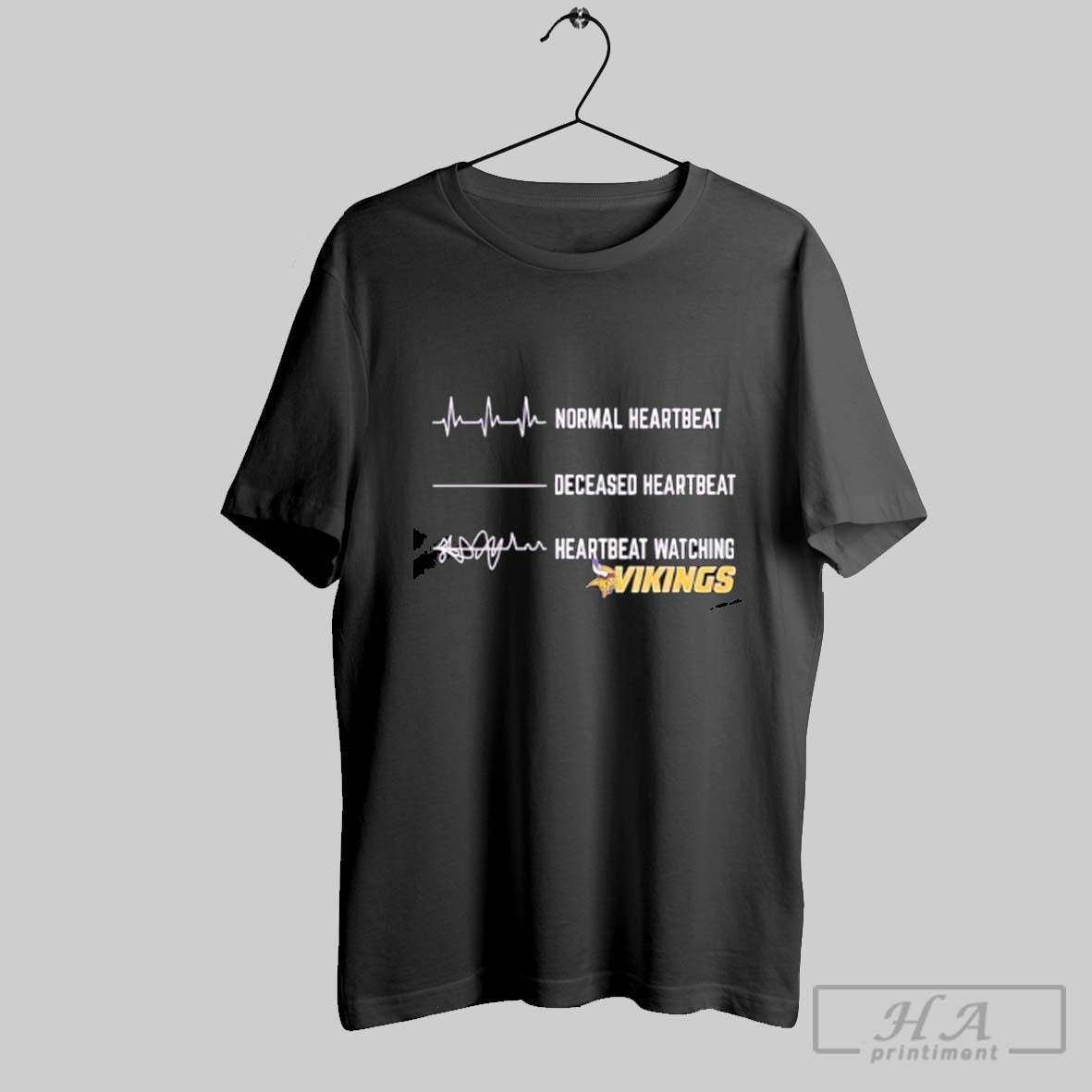 Official Normal Heartbeat Deceased Heartbeat Heartbeat Watching Minnesota Vikings