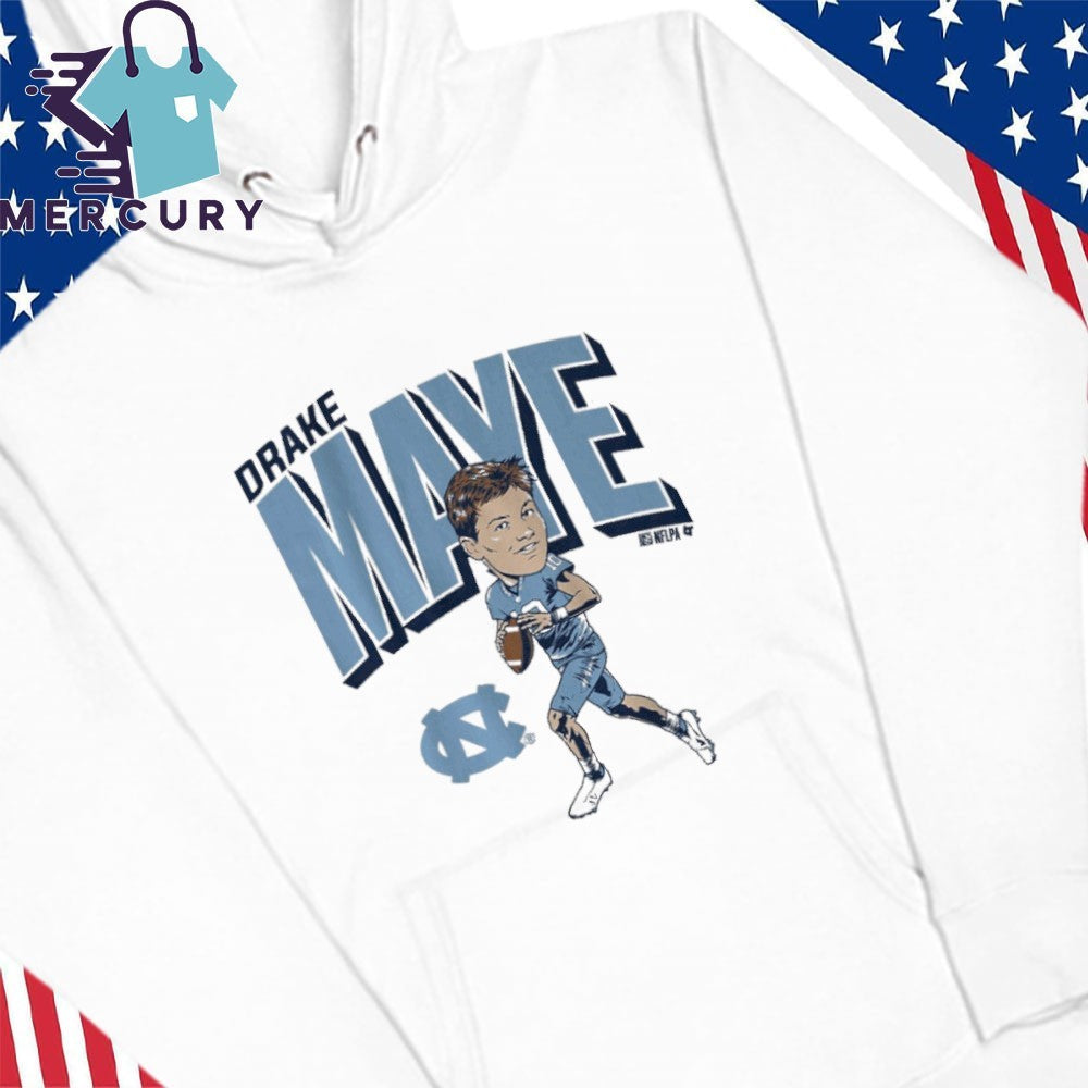 North Carolina Tar Heels Drake Maye Pro Caricature Shirt