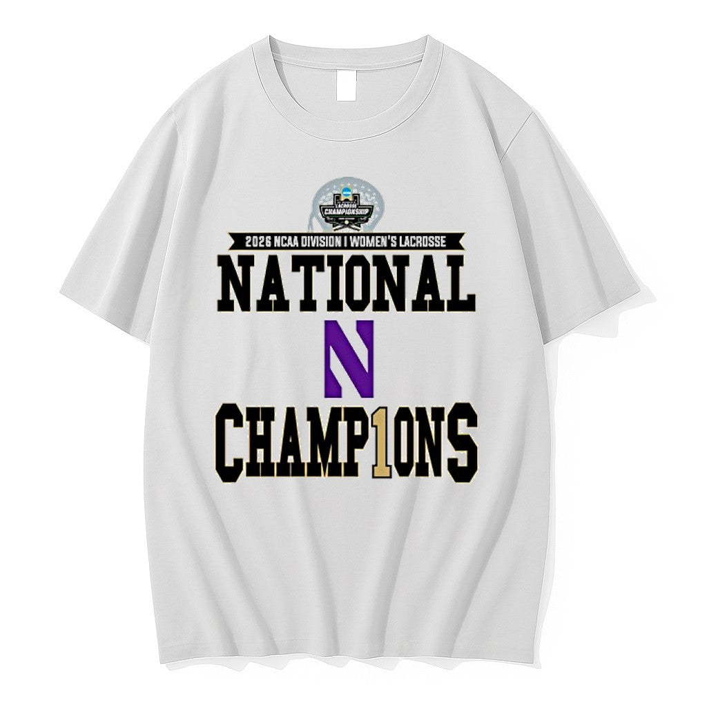 Official Northwestern Wildcats 2026 Ncaa Division I Womens Lacrosse National Champions T Shirts