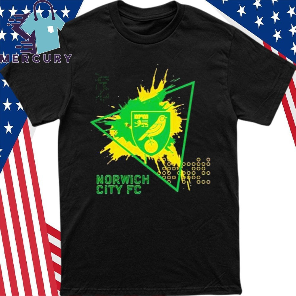 Norwich City Junior Crest Splat Shirt