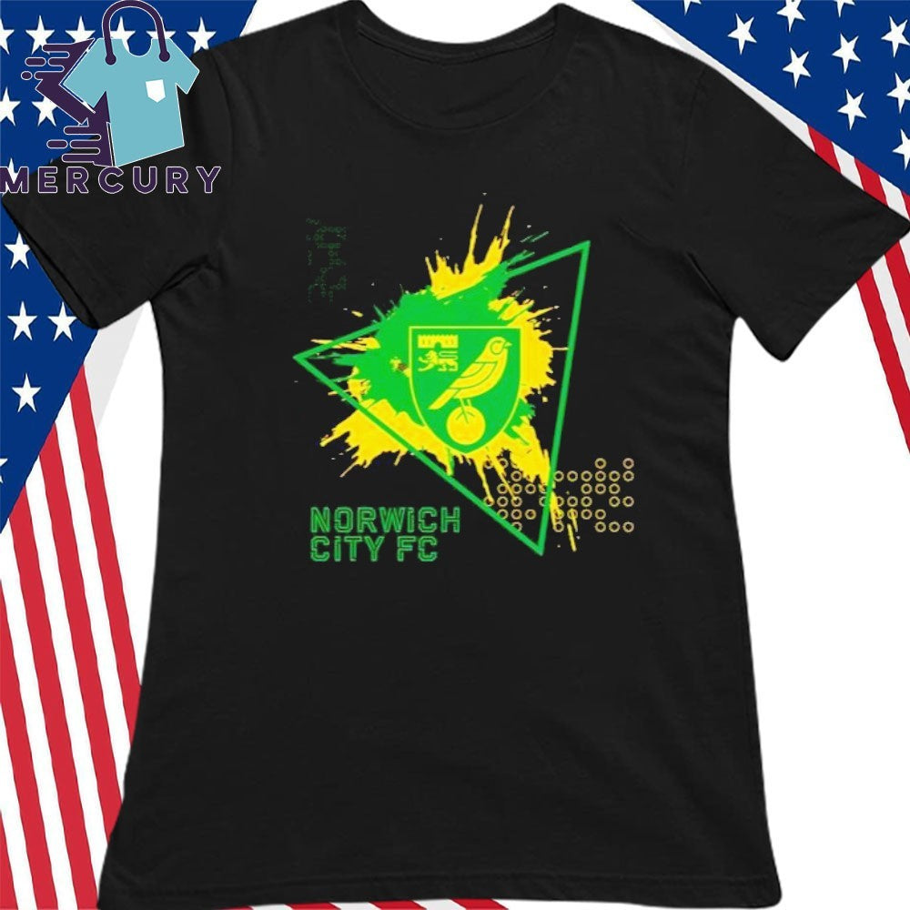 Norwich City Junior Crest Splat Shirt