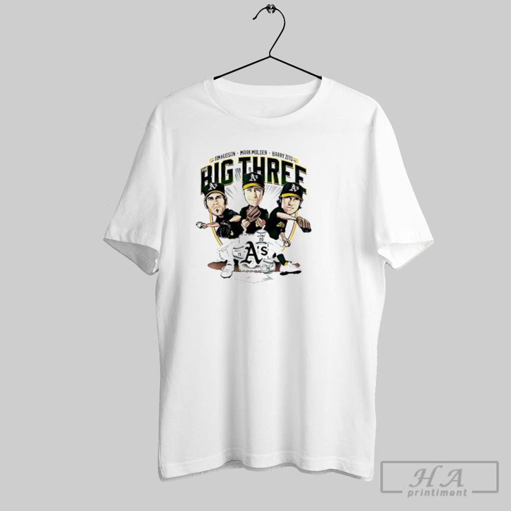 Official Oakland Athletics Tim Hudson Mark Mulder Barry Zito Big Three