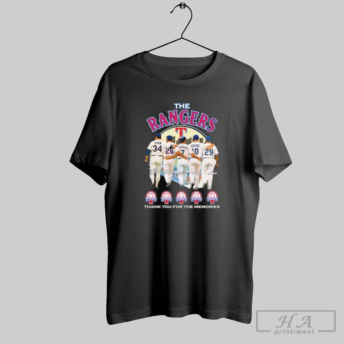 Official Official The Texas Rangers Immortals Players Shirt Tee