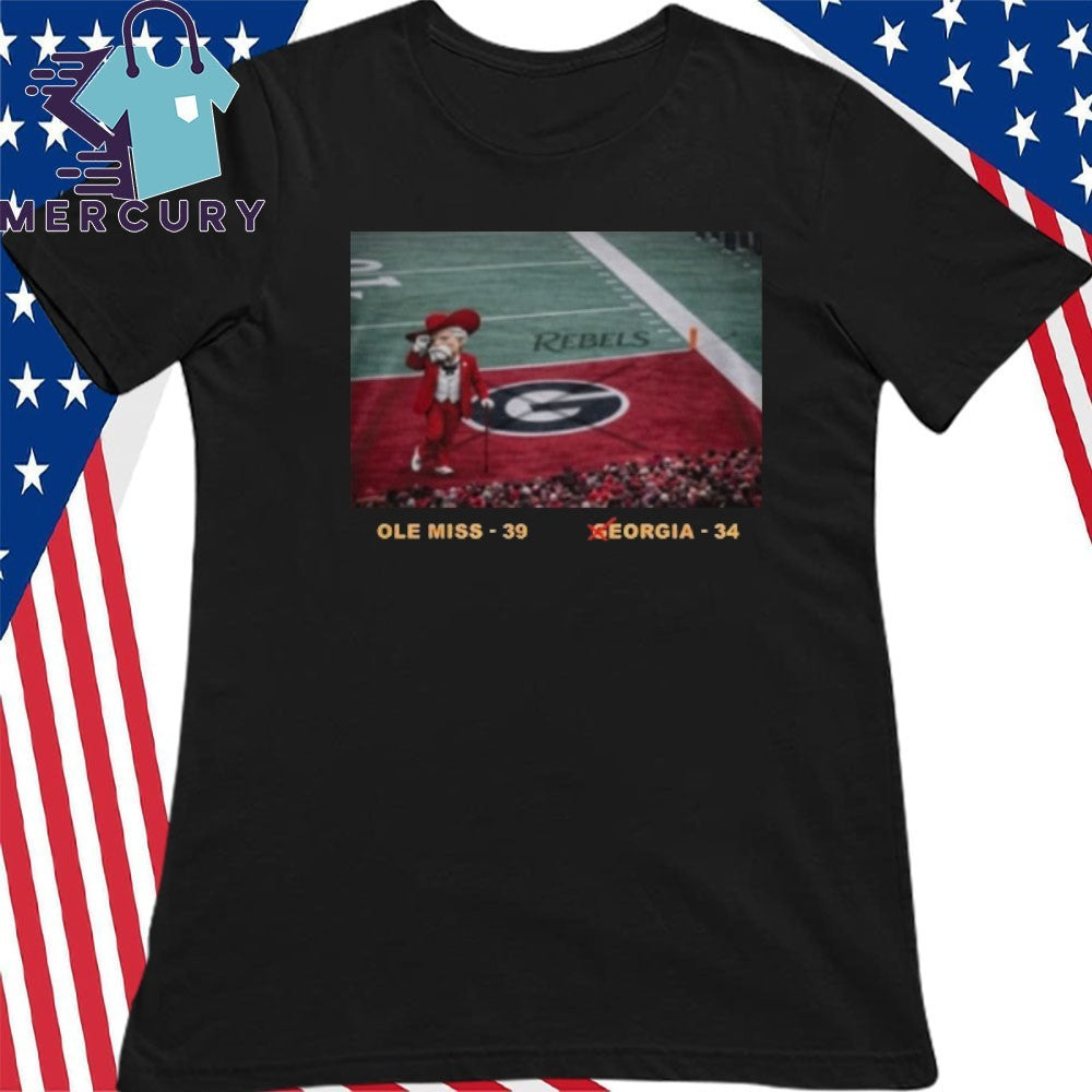 Ole Miss Defeats Georgia 39-34 To Win The Sugar Bowl Shirt