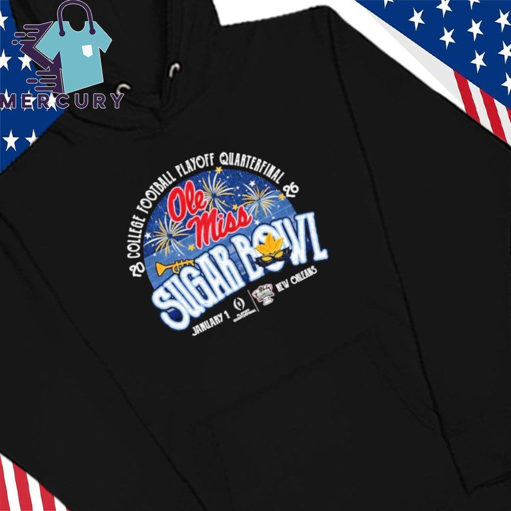 Ole Miss Sugar Bowl Powder Fireworks 2026 Shirt