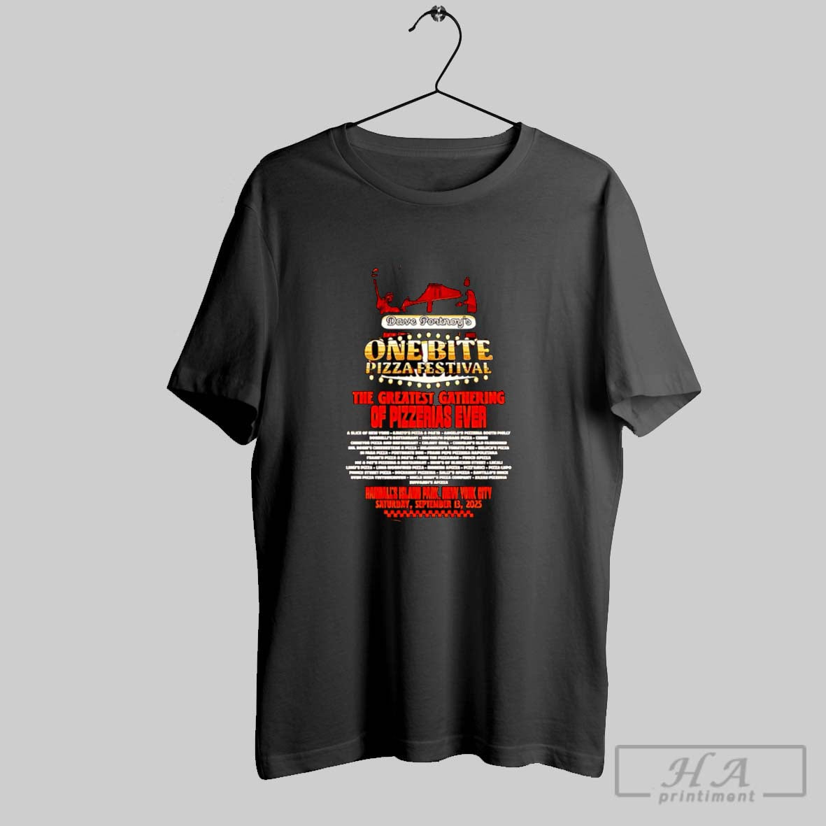 Official One Bite Pizza Fest 2025 Icons Vintage