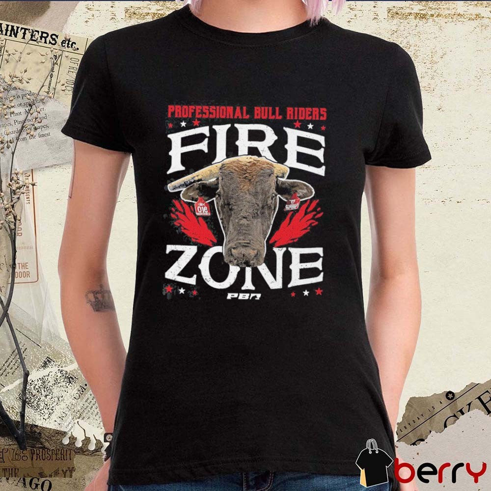PBR Professional Bull Riders Fire Zone Bull Head 2026 t-shirt