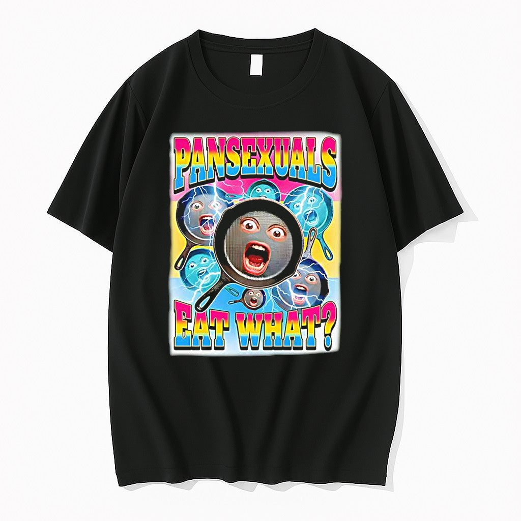 Official Pansexuals Eat What Screaming Pans Pansexual Pride T Shirts Jpg