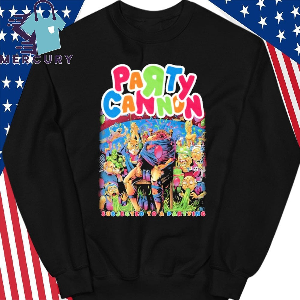 Party Cannon Subjected To A Partying Shirt