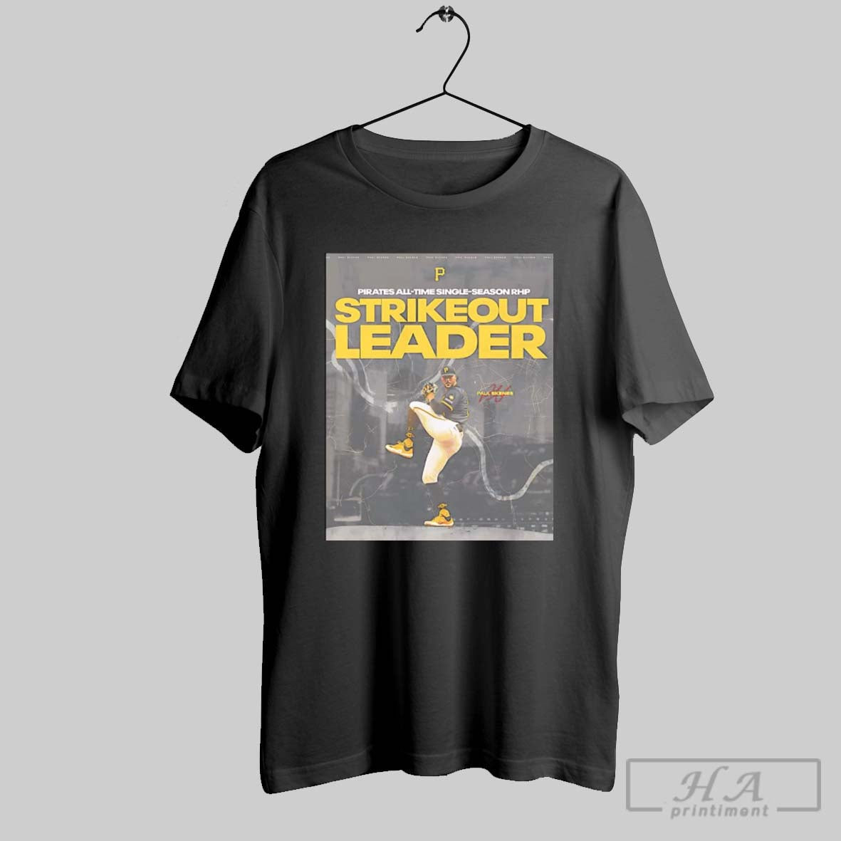 Official Paul Skenes Pirates All Time Single Season Strikeout Leader