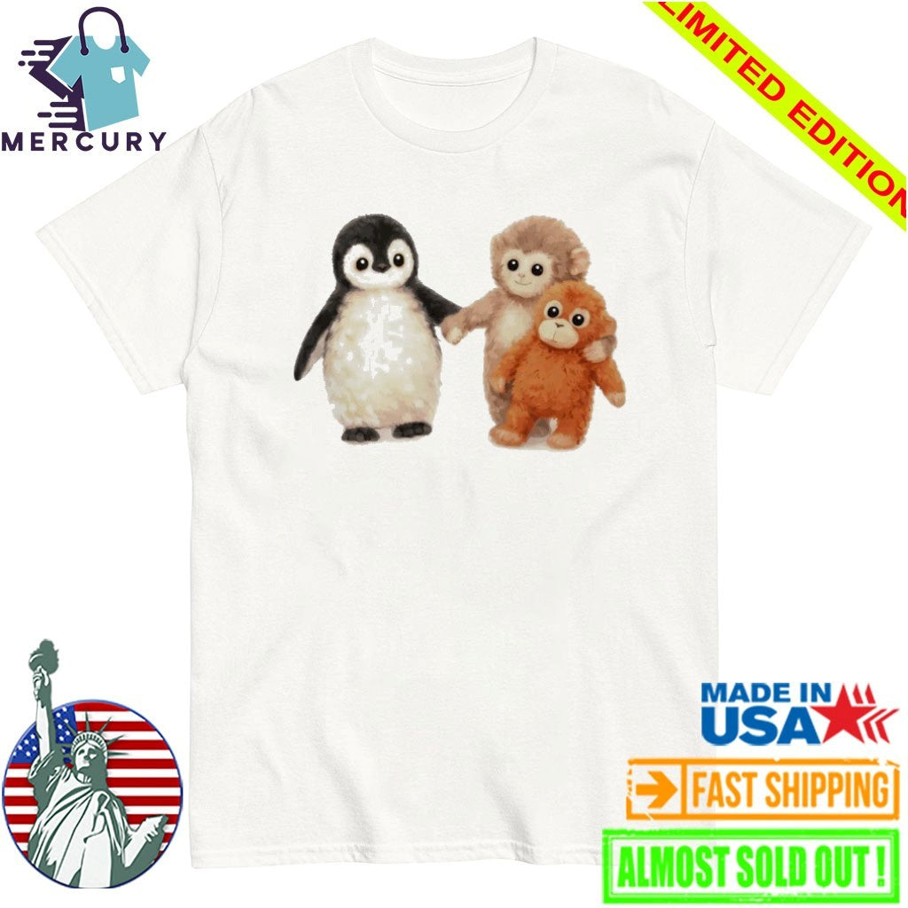 Penguin alone but moving and afraid but moving shirt