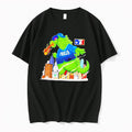 Official Philadelphia Phillies Phanatic Mascot X Godzilla Black T Shirts Jpg