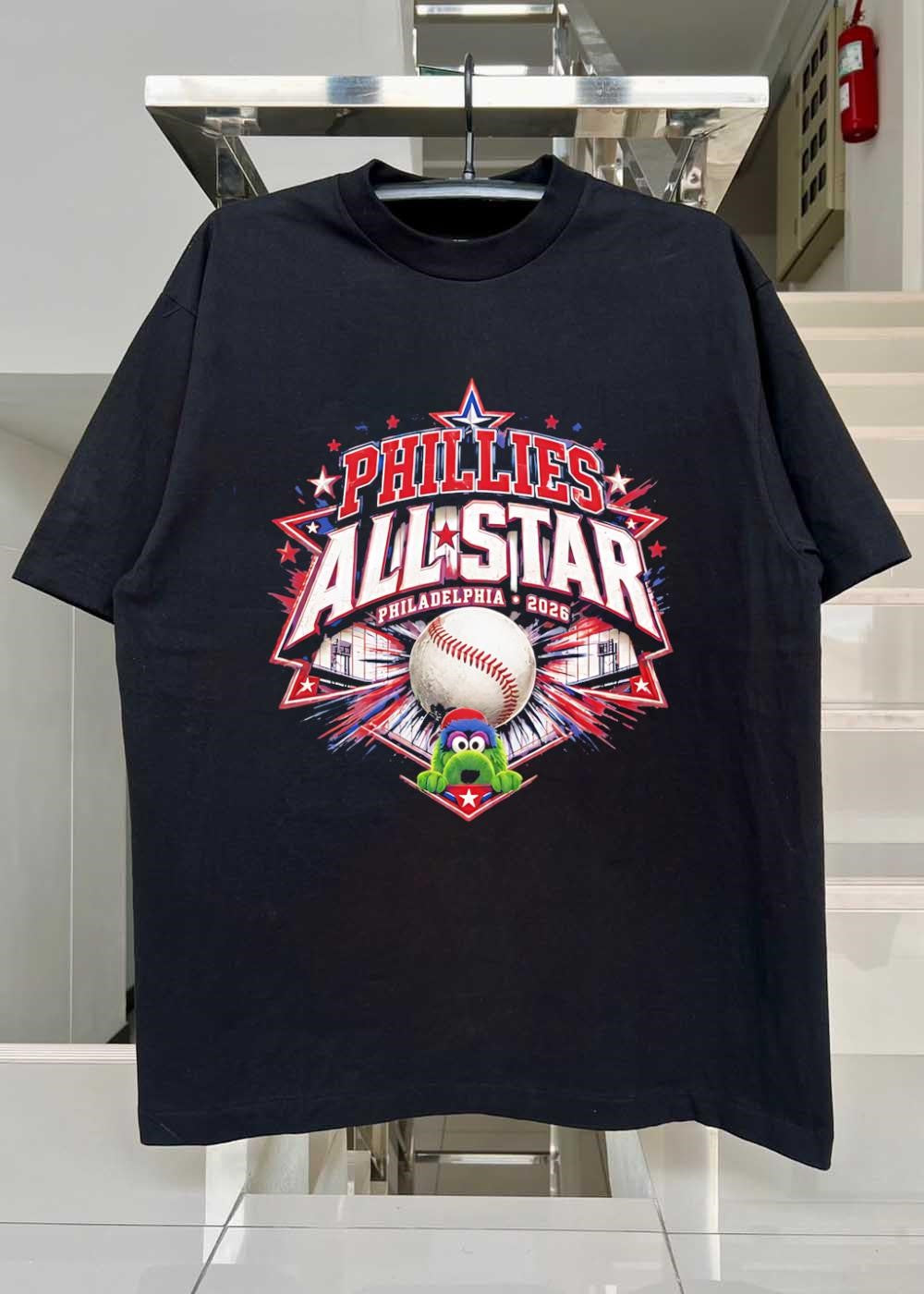 Phillies All-Star Philadelphia 2026 Gritty Mascot T-Shirt