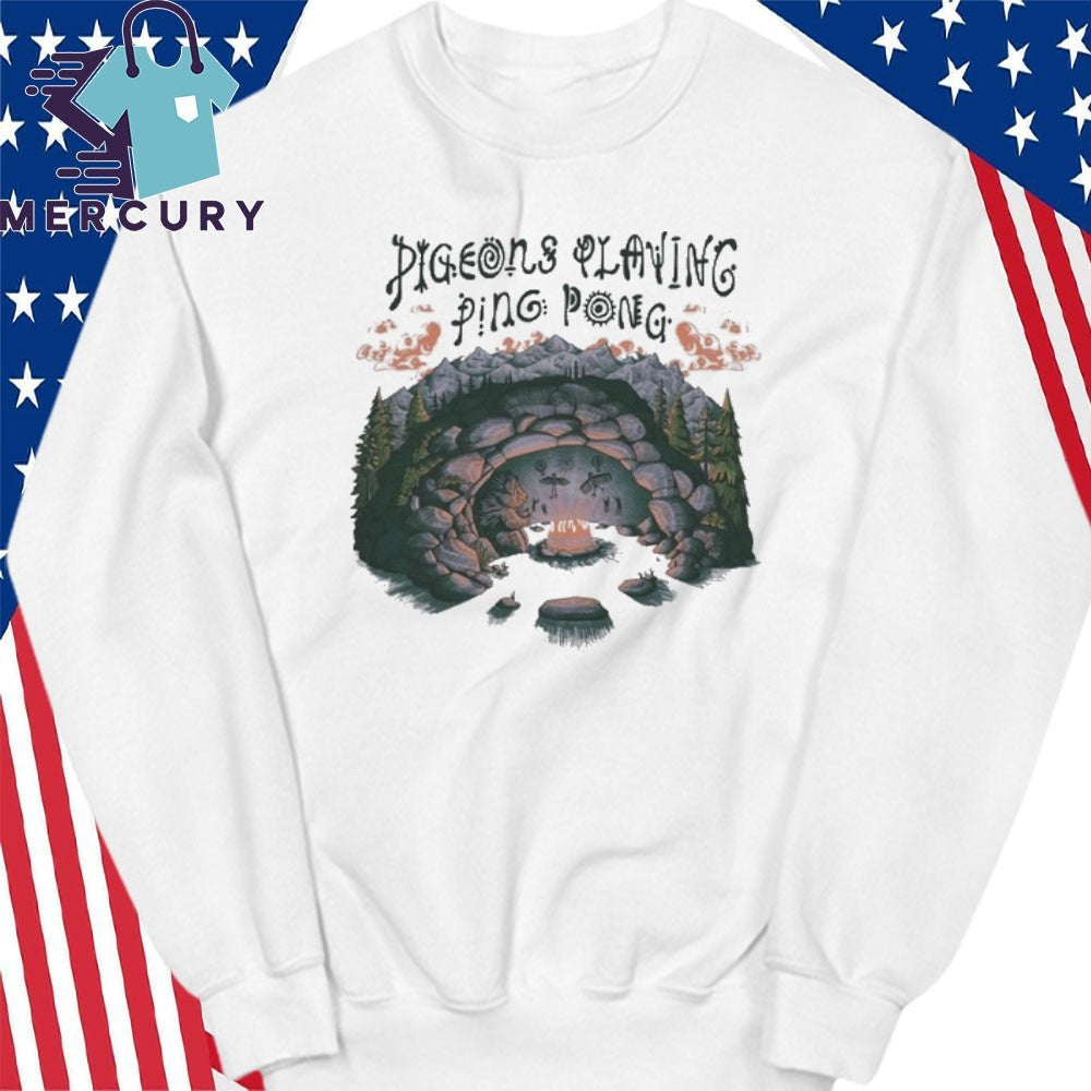 Pigeons Playing Ping Pong X Nature Backs Shirt