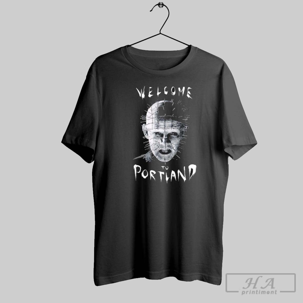Official Pinhead Hellraiser Welcome To Portland Halloween