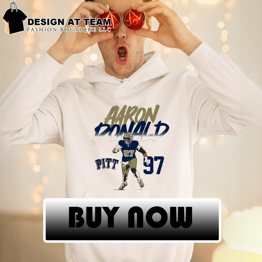 Pitt Football 97 Aaron Donald Name Number Pose shirt