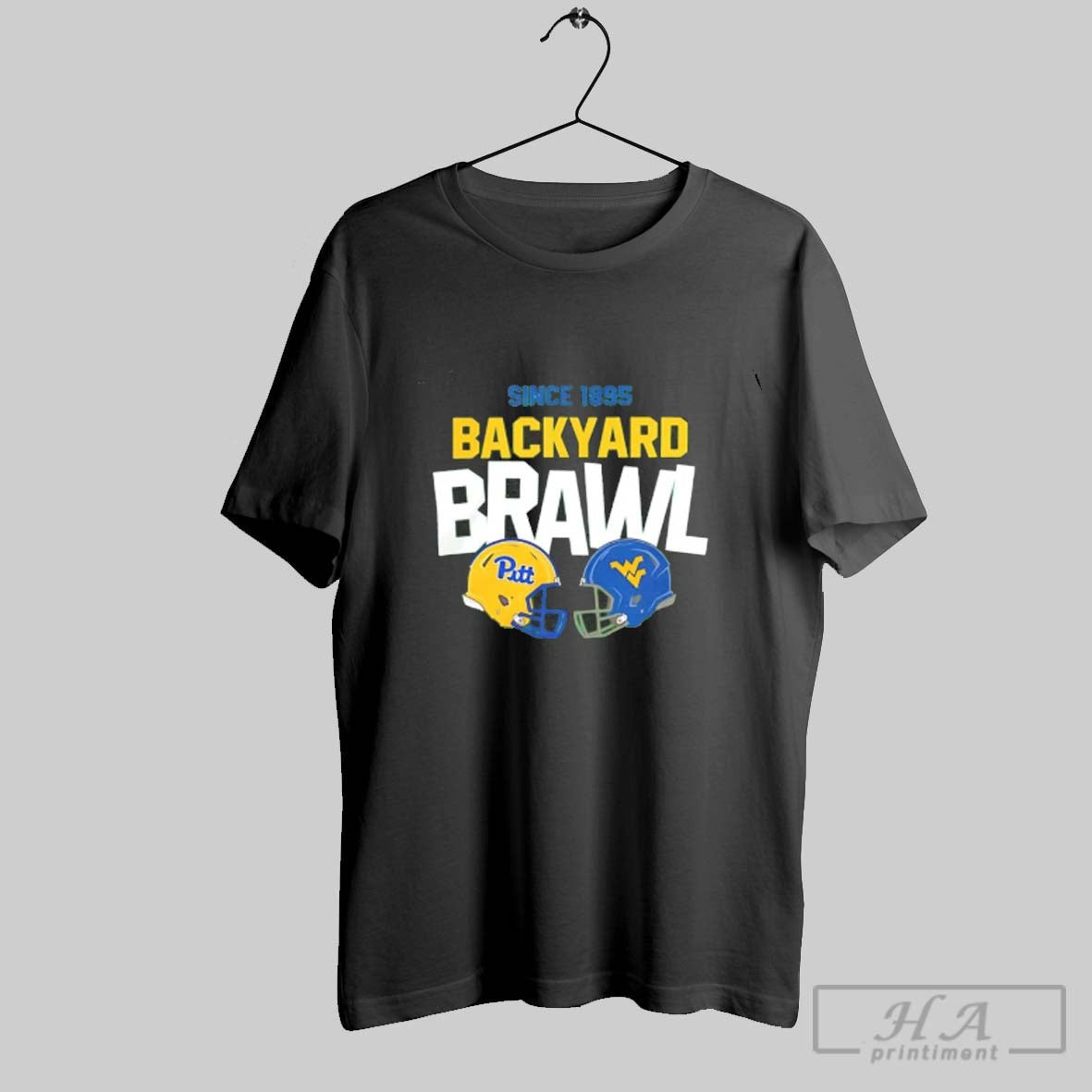 Official Pitt Panthers Vs West Virginia Mountaineers Backyard Brawl Helmet