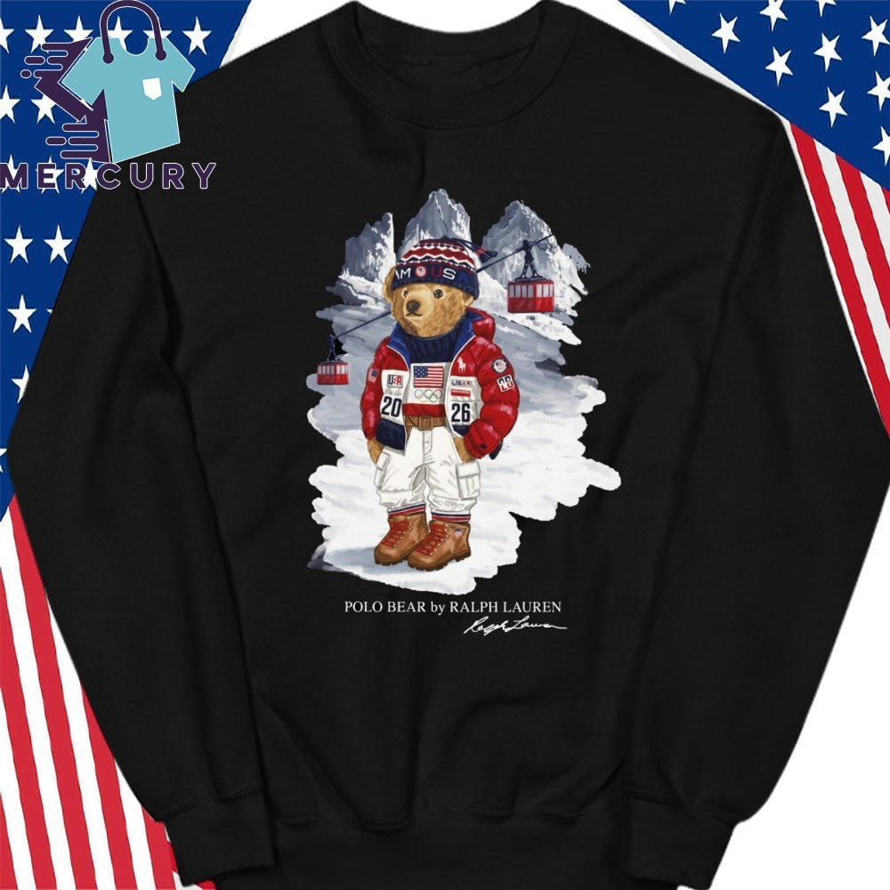 Polo Bear Ralph Lauren 2026 Winter Olympics Shirt