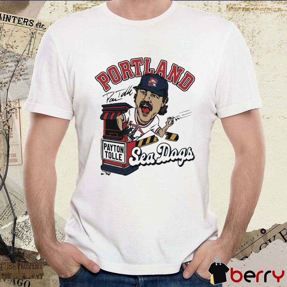 Portland Sea Dogs Payton Tolle Boston Red Sox MLB 2026 Signature t-shirt