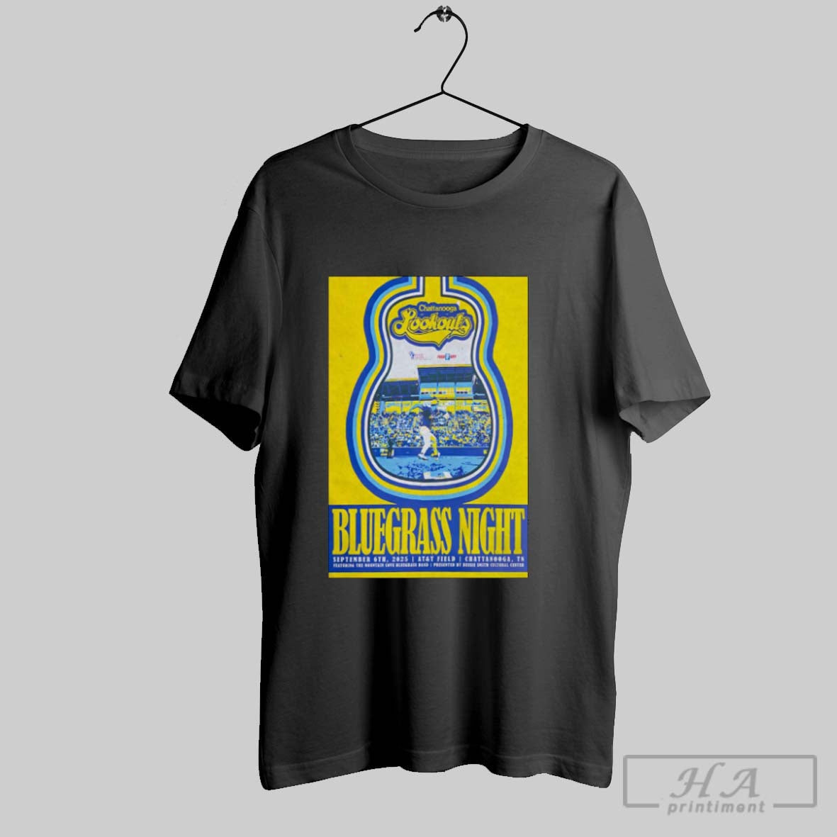 Official Poster Chattanooga Lookouts Bluegrass Night Concert September 6 2025 Att Field Chattanooga Tn