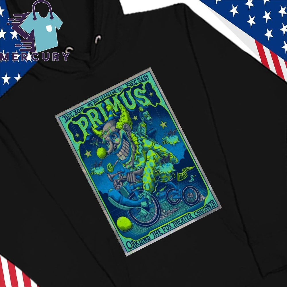 Primus Fox Theater In Oakland CA Dec 30-31 2025 Poster Shirt