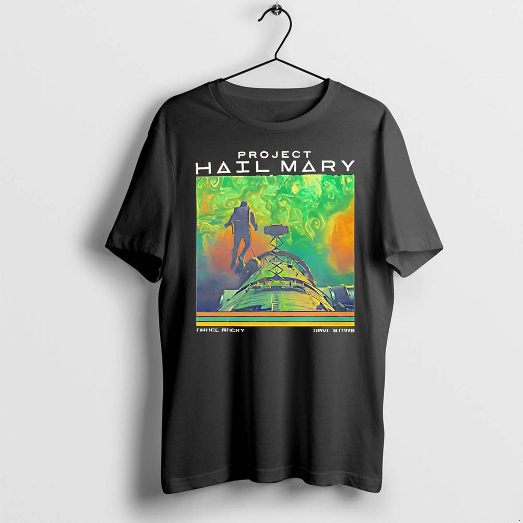 Official Project Hail Mary Grace Rocky Save Stars Sci Fi Astronaut Spaceship T Shirts