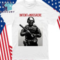 Projection Mirror With Intent to Massacre ICE Shirt