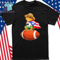 Puerto Rico Coqui Frog Funny Boricua Football Shirt