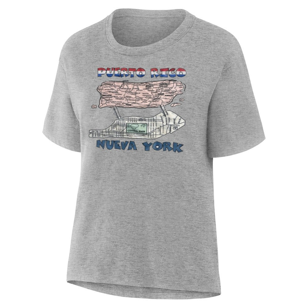 Puerto Rico Nueva York Map Shirt