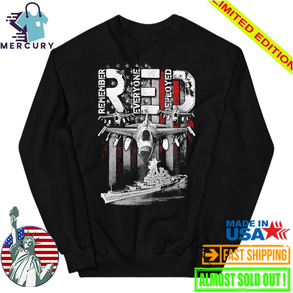 R.E.D. Fury Remember Everyone Deployed Shirt