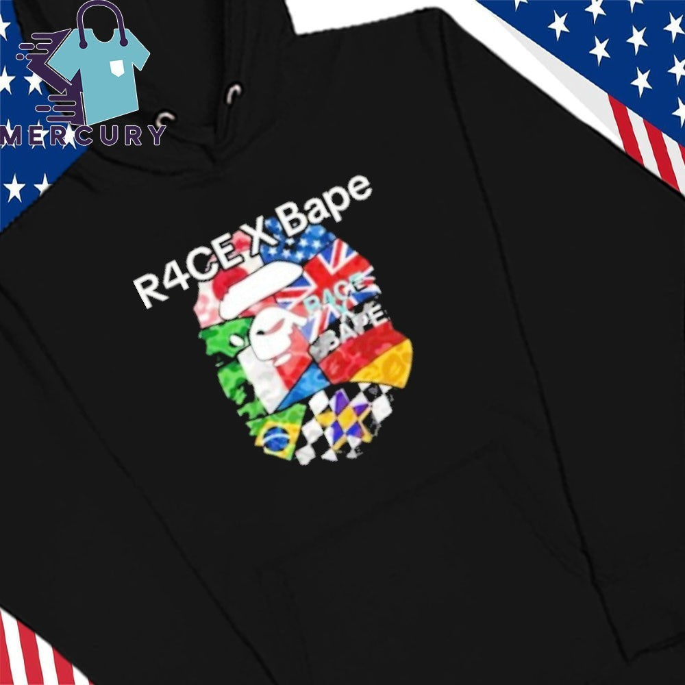 R4ce X Bape Racing Graphic Shirt